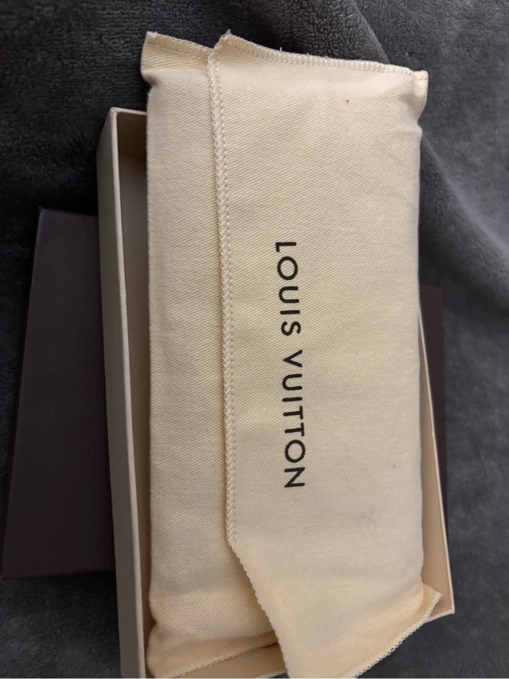 Louis Vuitton Brown Branded Booklet with White Insert